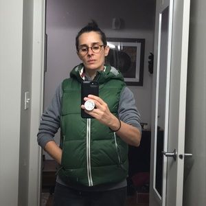 Boys H&M winter vest with hood!